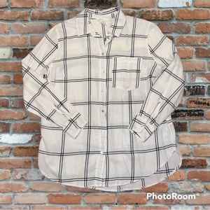 H&M Striped Longsleeve Button Down Shirt